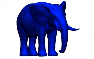 Elefant, Tier, Statue
