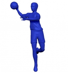 Handball, Sprungwurf, Figur, 
