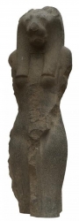 Statue, löwenköpfige Menhit, Ägypten