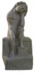 Römer, Jüngling, Statue, Römerpark, Köngen